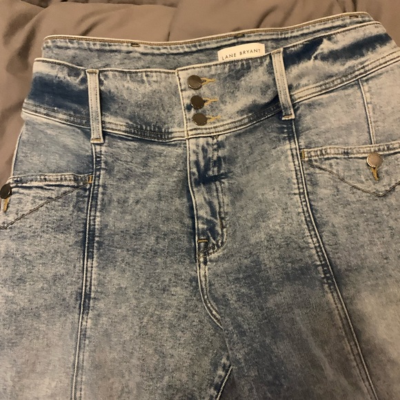 Lame Bryant Curvy fit high rise skinny Jean in Medium Wash - Picture 4 of 4